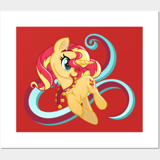 My Little Pony Christmas Sunset Shimmer Posters and Art